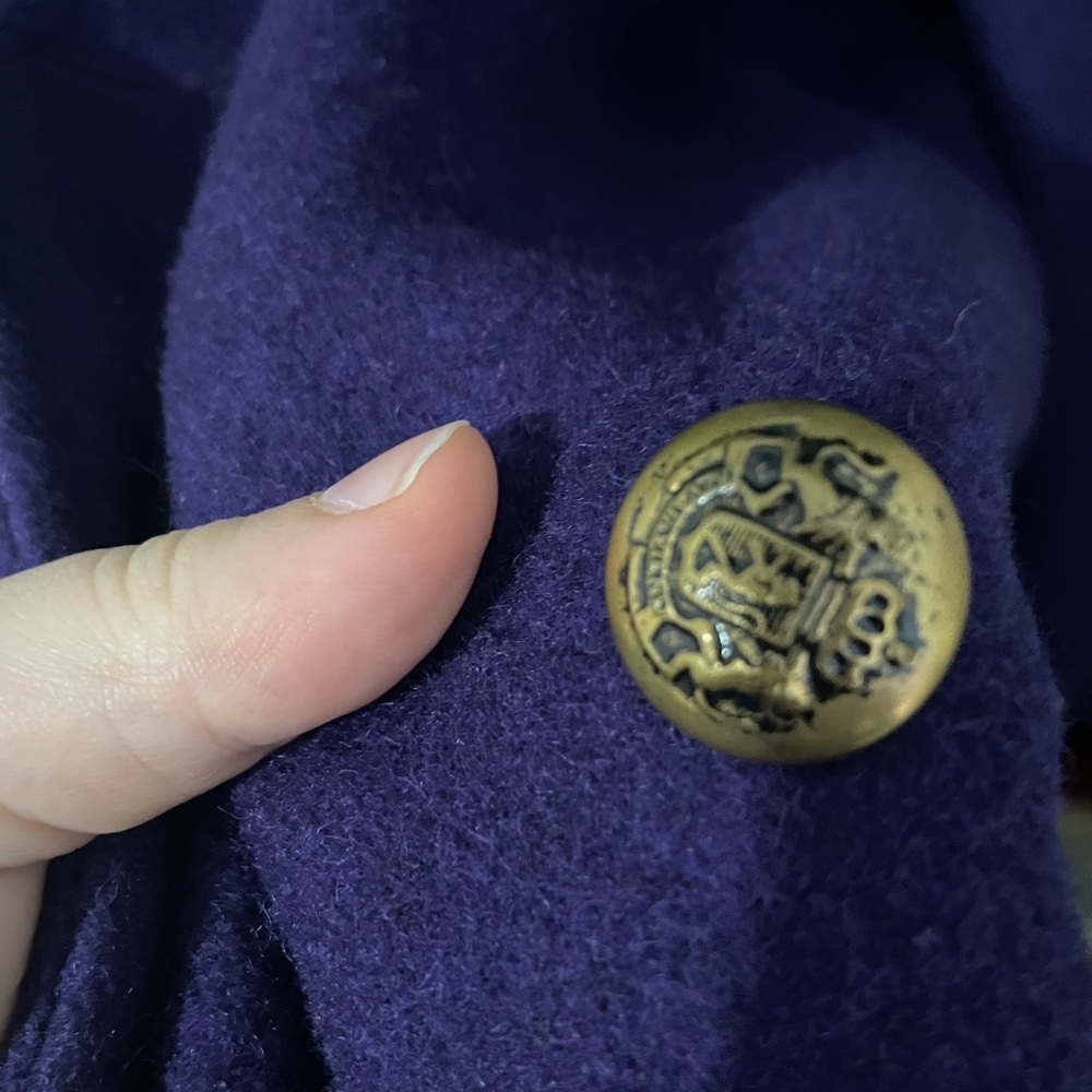 Women's Purple Coat - Picture 4 of 5